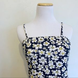 Shein Daisy Print Bodcon Dress Size Medium
